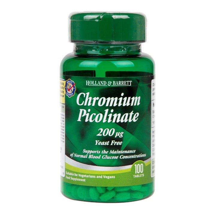 Chromium picolinate 200 MCG - 100 δισκία