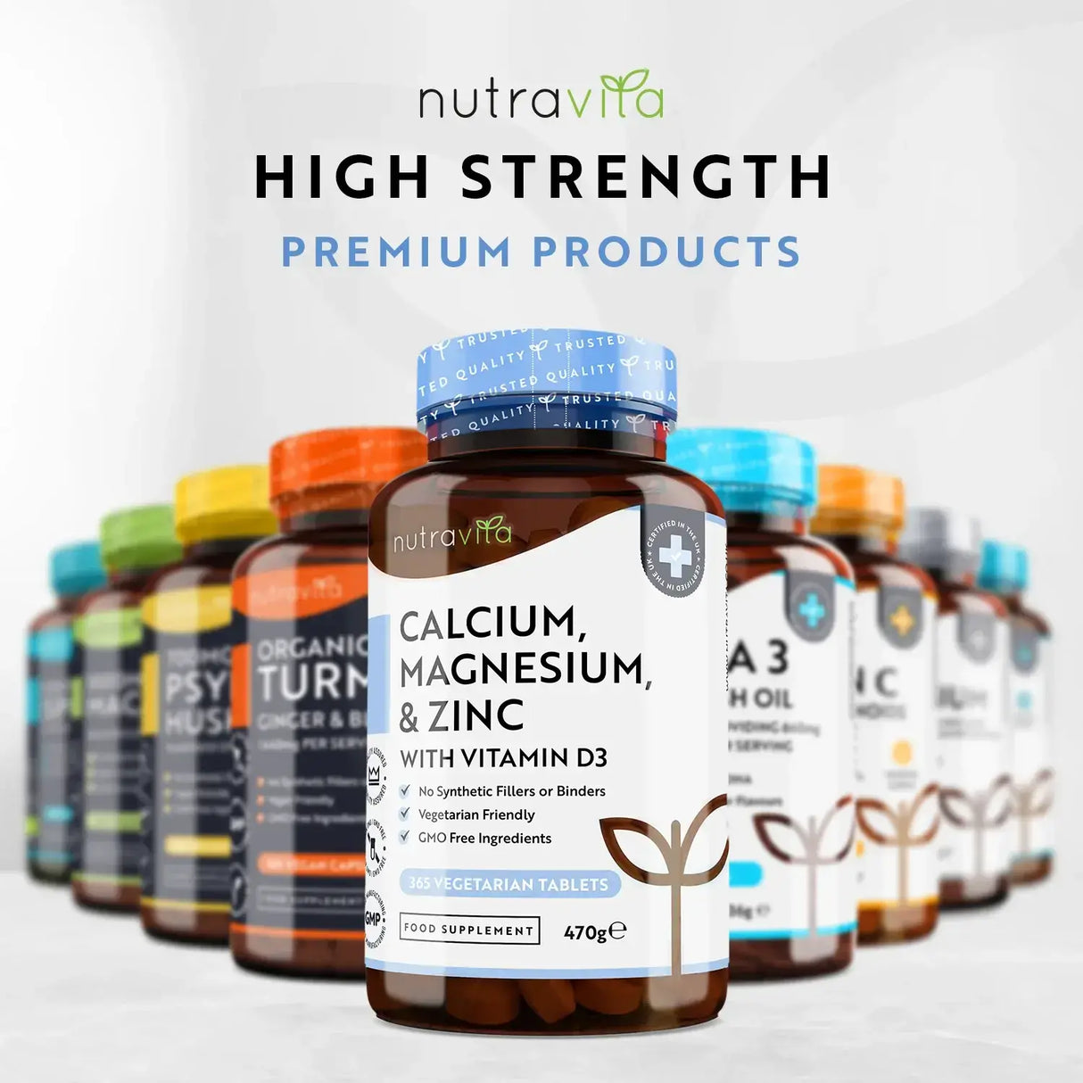 Δισκία ασβεστίου, μαγνησίου, ψευδαργύρου και βιταμίνης D3 - 365