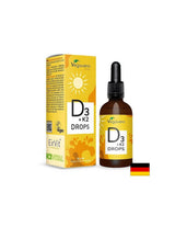 Οστά και δόντια - βιταμίνη D3 + K2, 60 ml σταγόνες