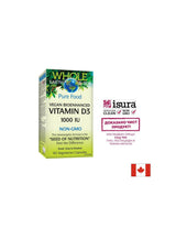 Ολόκληρη η γη & SEA® βιταμίνη D3 1000 IU | Vegan Bioenhanced - 90 κάψουλες