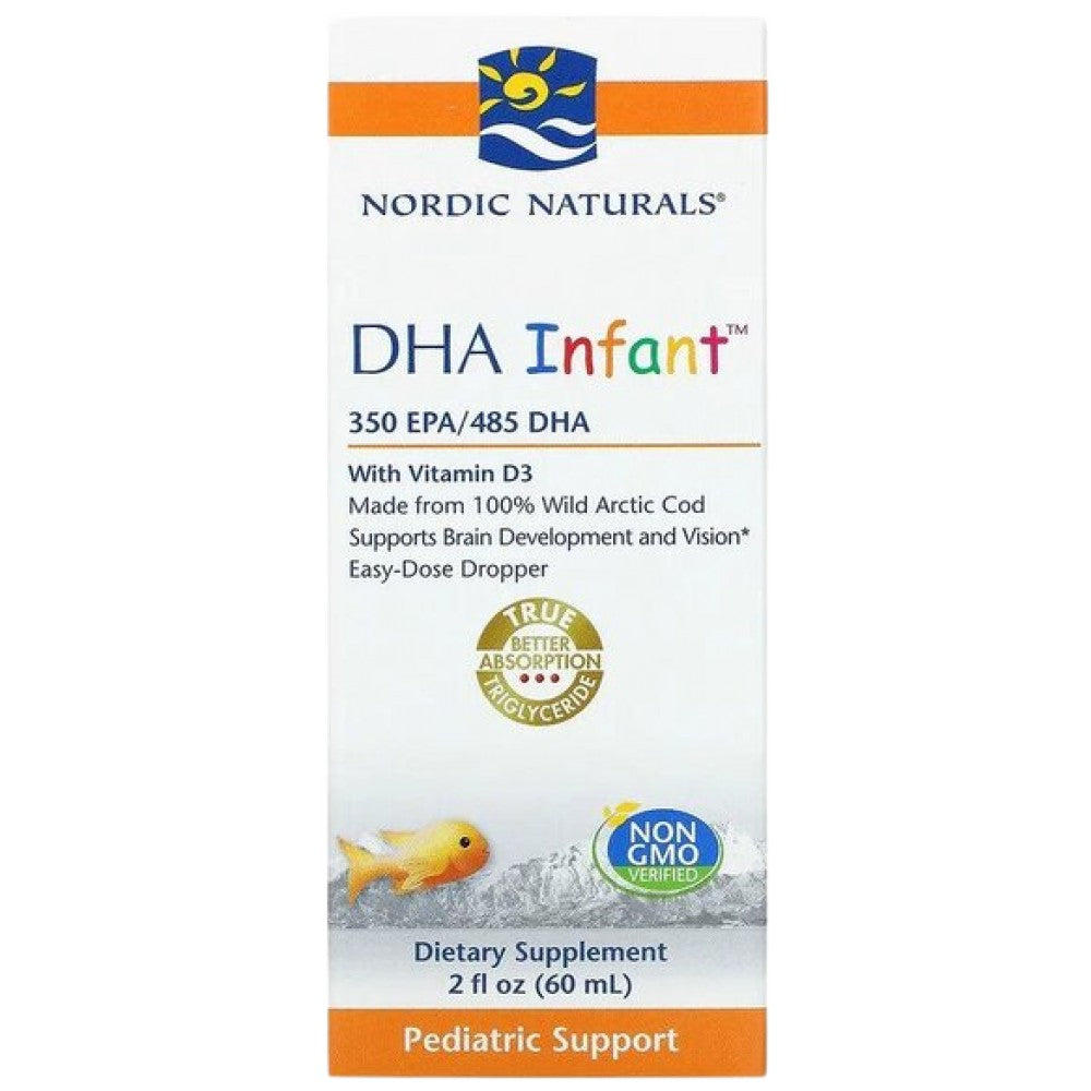 DHA βρέφη | 350 mg EPA/485 mg DHA - 60 ml