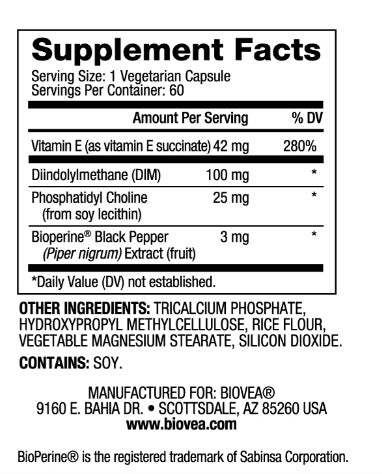 DIM (διενδολυλμεθάνιο) 100 mg/60 καλύμματα