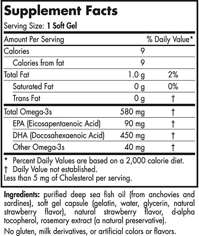 Καθημερινά DHA 580 mg - 30 softgels