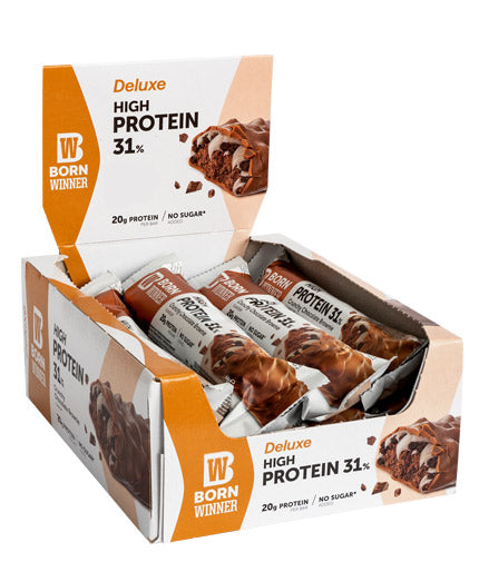 Κουτί με Μπάρες Πρωτεΐνης Deluxe/12 x 55 g/Μπισκότα & Κρέμα