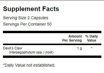 Devil's Claw 500 mg - 100 κάψουλες