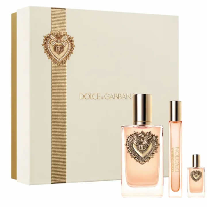 <tc>Dolce & Gabbana</tc> Devotion Eau De Parfum Spray 100ml Σετ 3 Τεμάχια