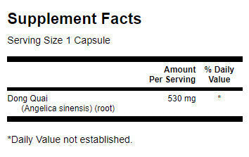 Dong Quai Root 530 mg - 100 κάψουλες