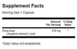Dong Quai Root 530 mg - 100 κάψουλες