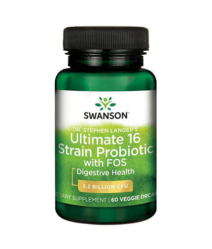 Το Ultimate 16 Probiotic του Dr. Stephen Langer με FOS - 60 κάψουλες