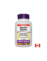 Πεπτικά Ένζυμα x 90 δισκία <tc>Webber Naturals</tc>