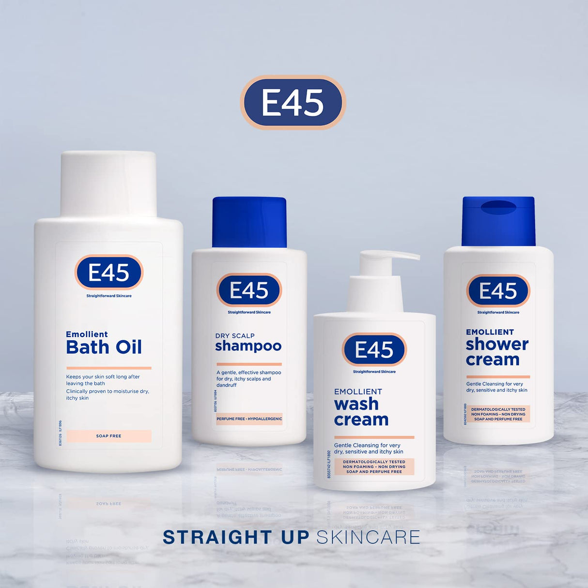 E45 Δερματολογικό σαμπουάν έναντι ξηρού τριχωτού της κεφαλής - 200 ml