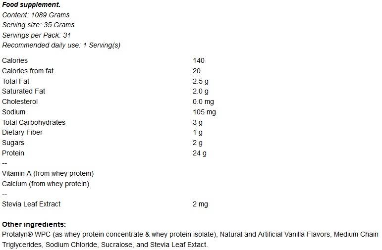 EFX Pure Whey απομόνωση + συμπύκνωση [1089 γραμμάρια, 31 δόσεις]
