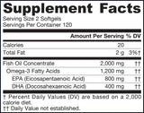 Εξορισμός EPA -DHA - 120 κάψουλες πηκτής