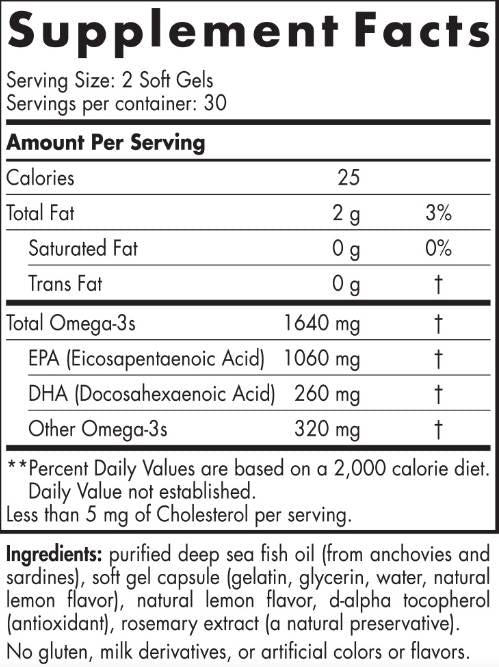 EPA XTRA 1640 mg - 60 κάψουλες γέλης