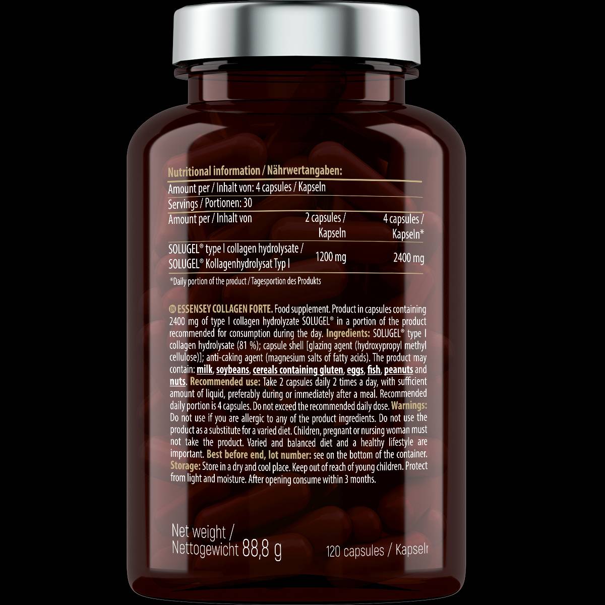 Κολλαγόνο Forte 600 mg - 120 κάψουλες