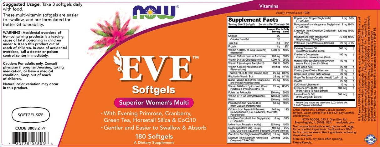 Κάψουλες EVE Woman's Multi - 180 Gel