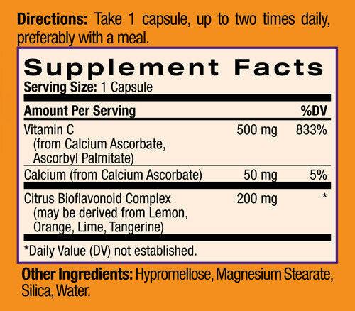 Easy-C 500mg+Citrus Bioflavonoids 120 Caps