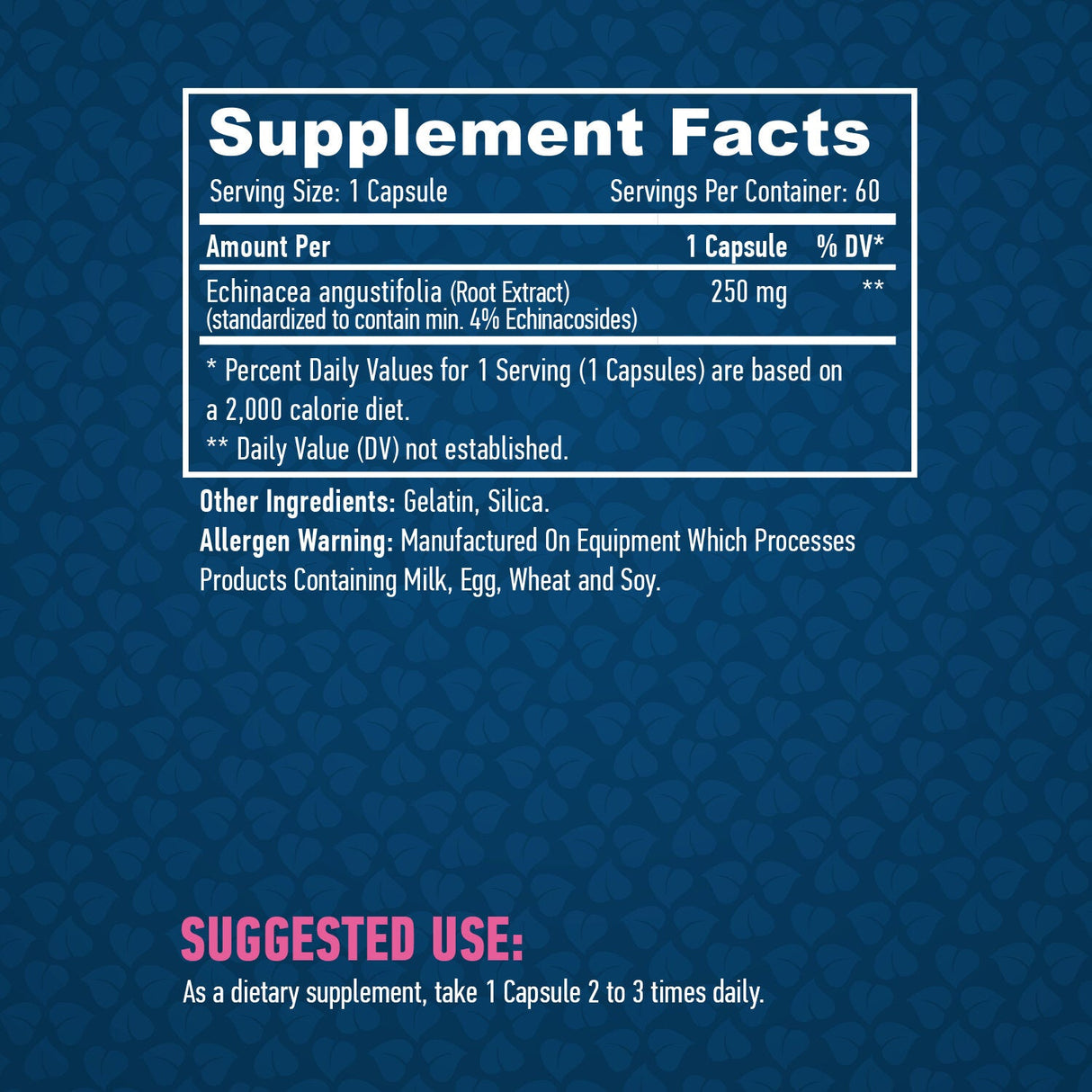 Echinacea 250mg./60 καπάκια.
