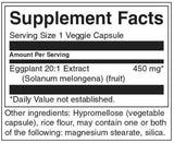 Εκχύλισμα μελιτζάνας 20: 1 450 mg - 30 κάψουλες