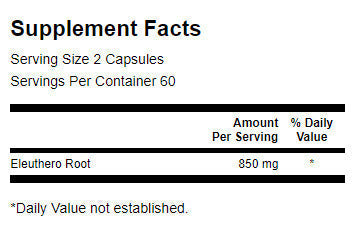 Eleuthero Root 425 mg - 120 κάψουλες