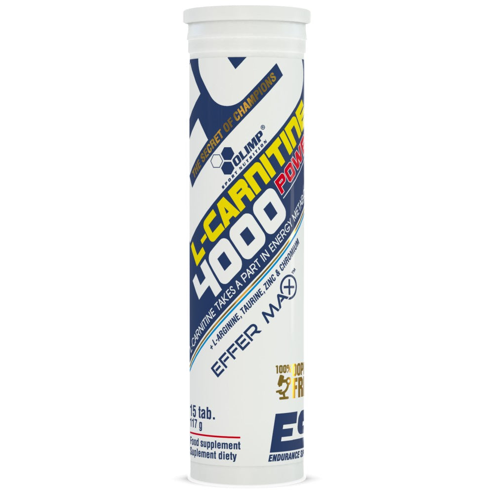 Endurance L-Carnitine 4000 Power Effervescent - 15 διαλυτά δισκία
