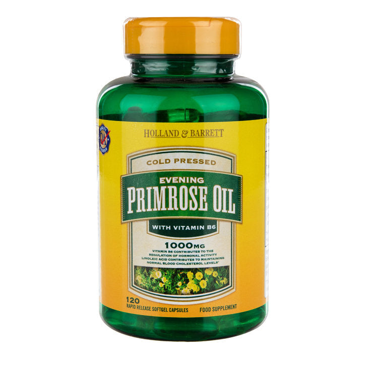Βραδινό λάδι Primrose 1000mg 120 κάψουλες Holland & Barrett