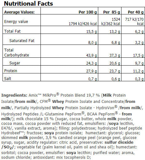 Exclusive Protein Bar/85 γρ.