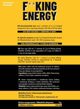 F ** King Energy | Ισχυρή στιγμή καφέ - 130 γραμμάρια