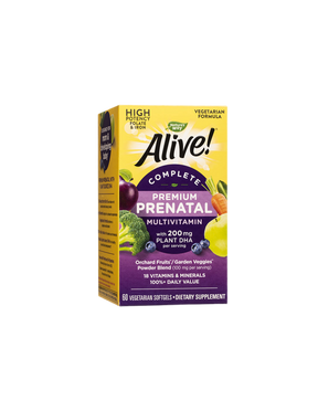 Alive! Complete Prenatal Multi-Vitamin | Premium Formula - 60 Gel capsules - Nutra Best Europe