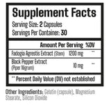 Fadogia agrestis 600 mg - 60 κάψουλες