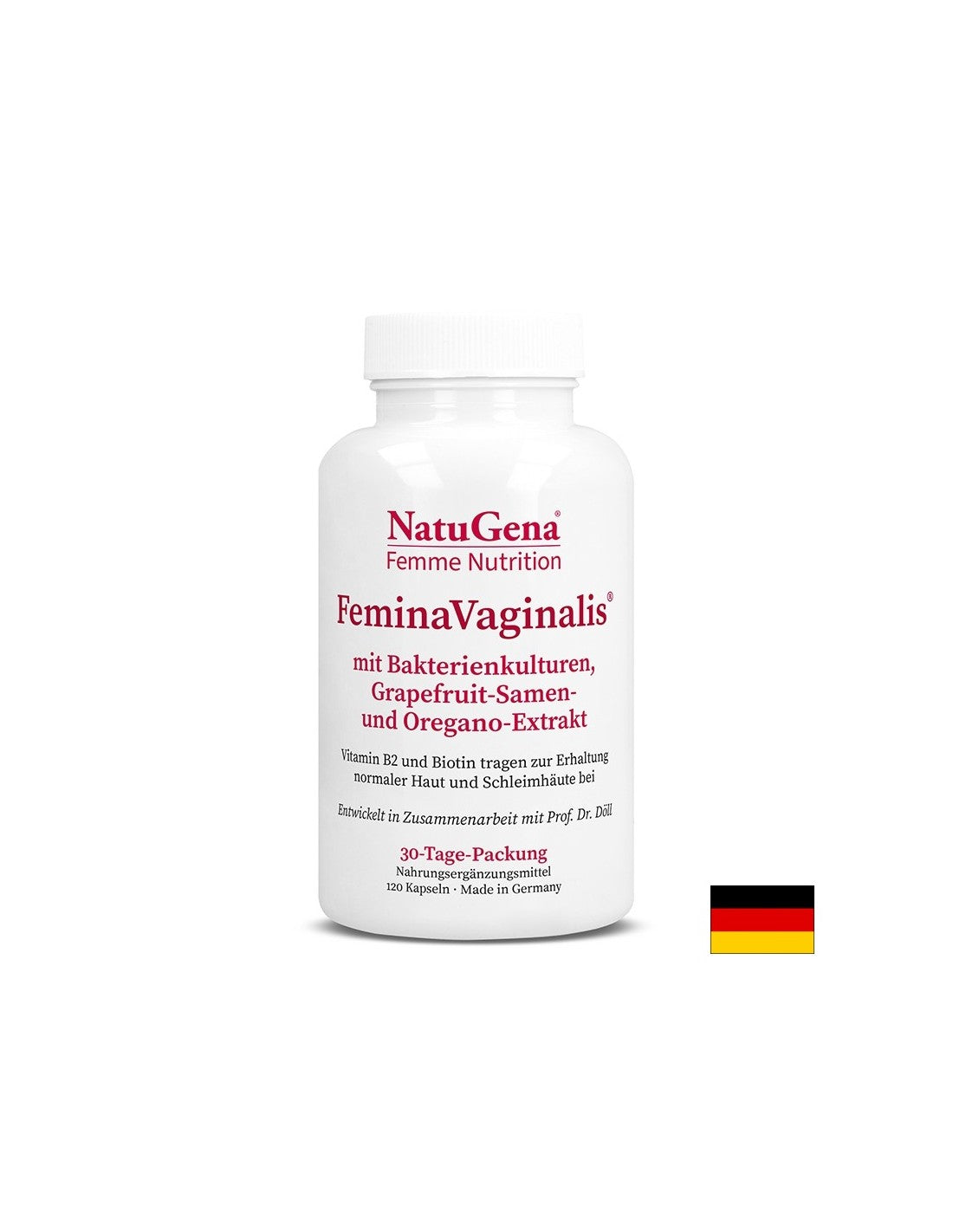 FeminaVaginalis® - Υποστηρίζει την υγεία των γυναικών, 120 κάψουλες