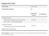 Feverfew 325 mg - 100 κάψουλες
