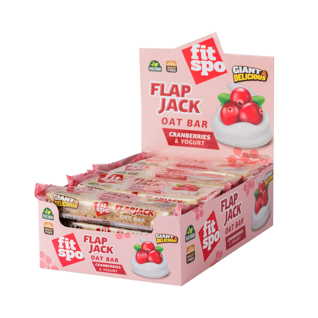 Flap Jack - Energy Oat Bar Cranberries and Yoghurt - 12 x 90 γραμμάρια