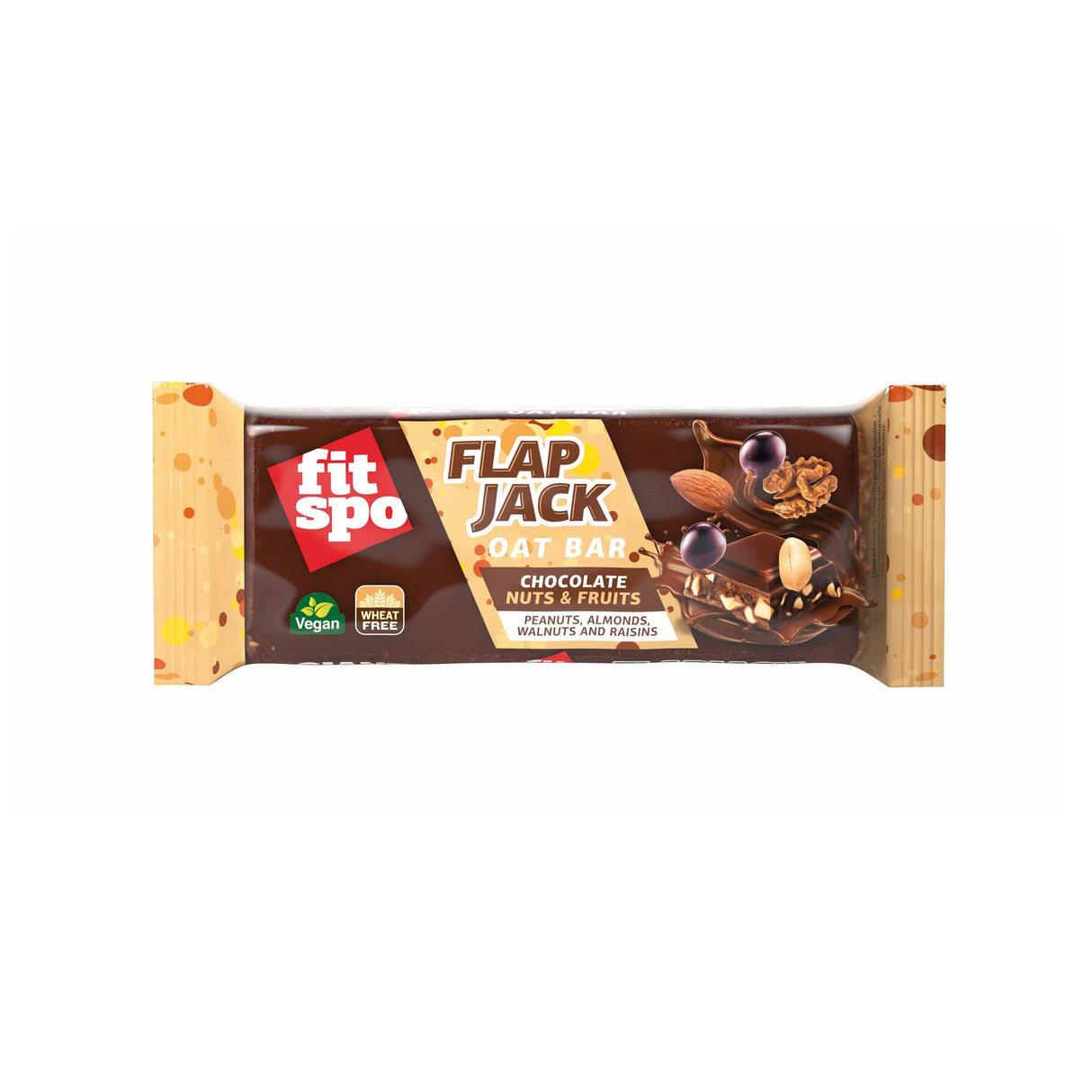 Flap Jack - Energy Oat Bar Nuts and Chocolate x 90 γραμμάρια