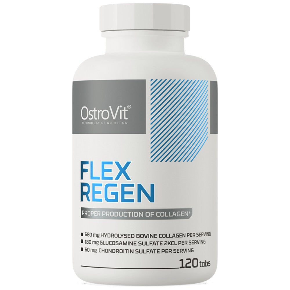 Flex Regen | Κολλαγόνο + γλυκοζαμίνη, χονδροϊτίνη, MSM, υαλουρονικό οξύ 120 δισκία