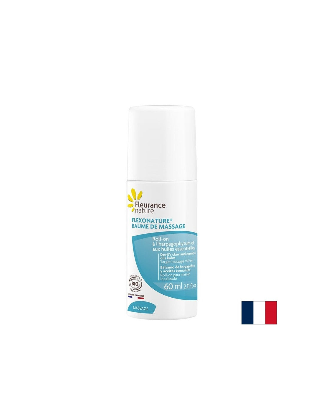 Roll-on conditioner με νύχι του διαβόλου και αιθέρια έλαια Flexonature®, 60 ml