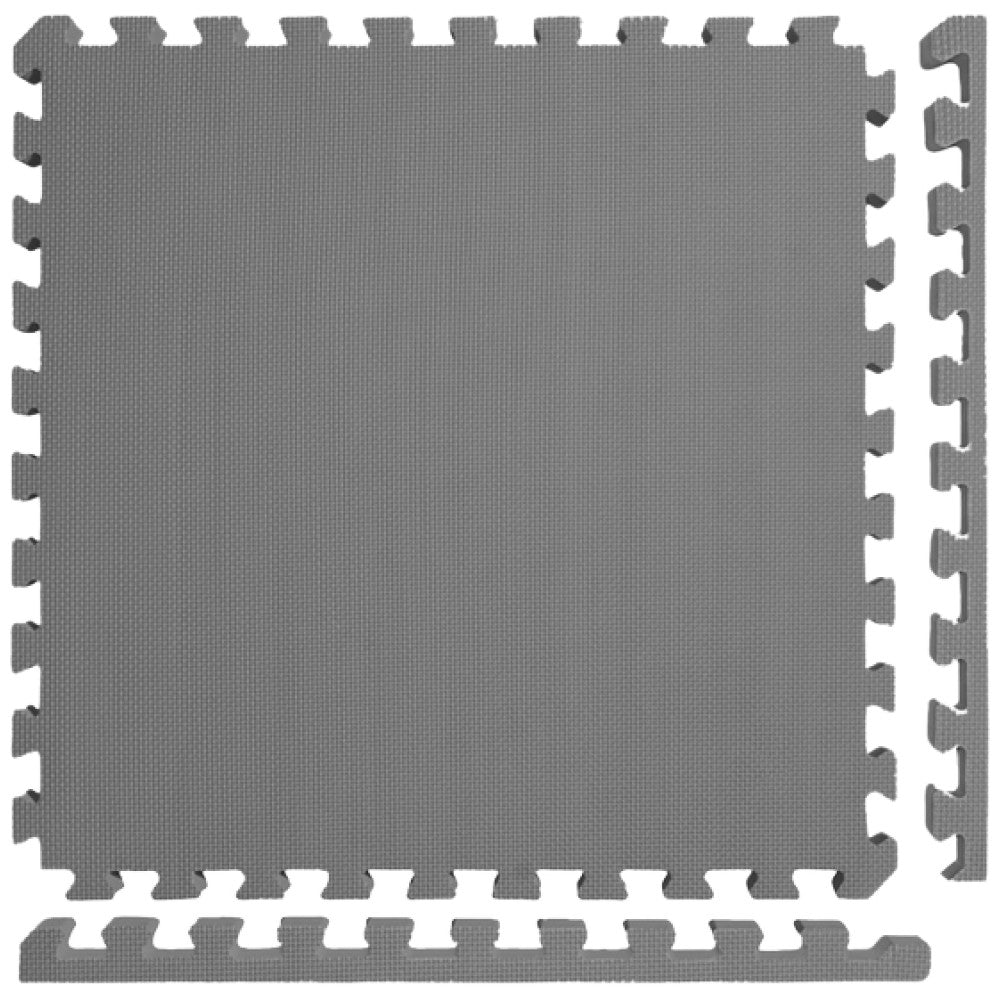 Παζλ από αφρό ματ 60 x 60 x 0,8 cm | Δάπεδο άσκησης 4 τεμ.