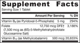 Φολικό Forte - Μεθυλο φυλλικό + μεθυλο B12 + P -5 -P - Folate 30 δισκία