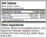 Φολικό οξύ 800 mcg - 250 δισκία
