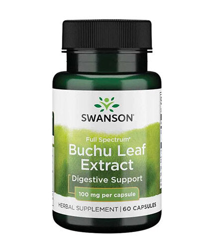 Πλήρες φάσμα φάσματος Buchu Leaf 4: 1 Εξαγόμενο 100 mg - 60 κάψουλες
