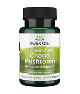 Πλήρες φάσμα Chaga μανιτάρι 400 mg - 60 κάψουλες