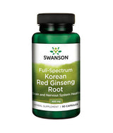 Πλήρες φάσμα κορεάτικο κόκκινο ginseng ρίζα 400 mg - 90 κάψουλες