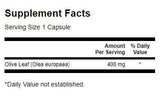 Πλήρες φάσμα φύλλο ελιάς 400 mg - 60 κάψουλες