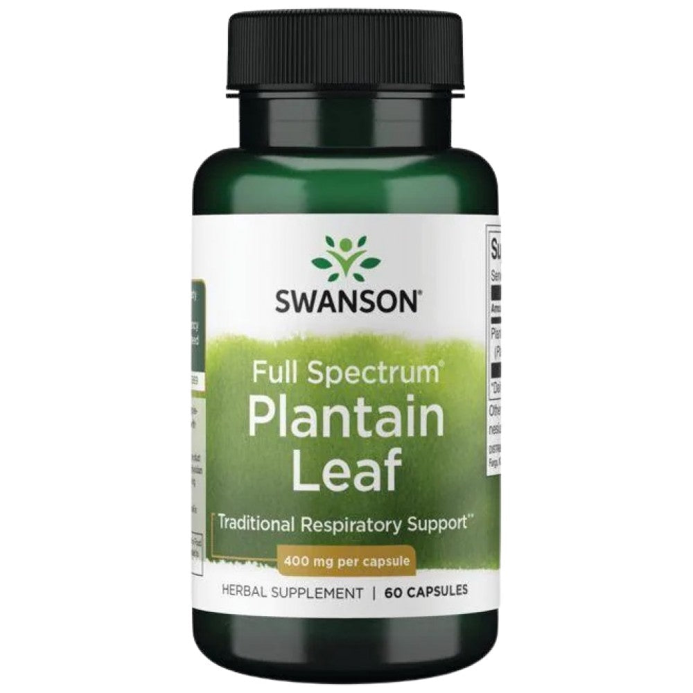 Full Spectrum Plantain Leaf 400 mg 60 κάψουλες