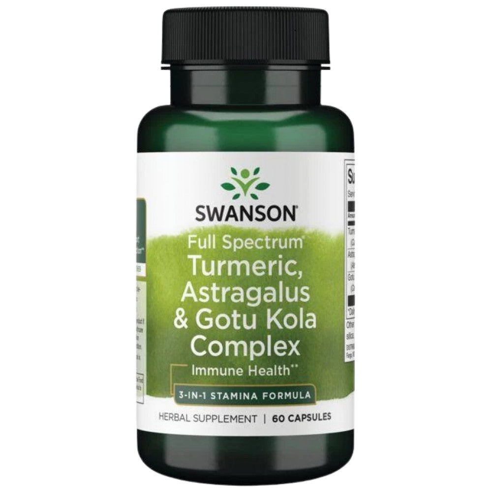 Full Spectrum Turmeric, Astragalus and Gotu Kola Complex 60 κάψουλες