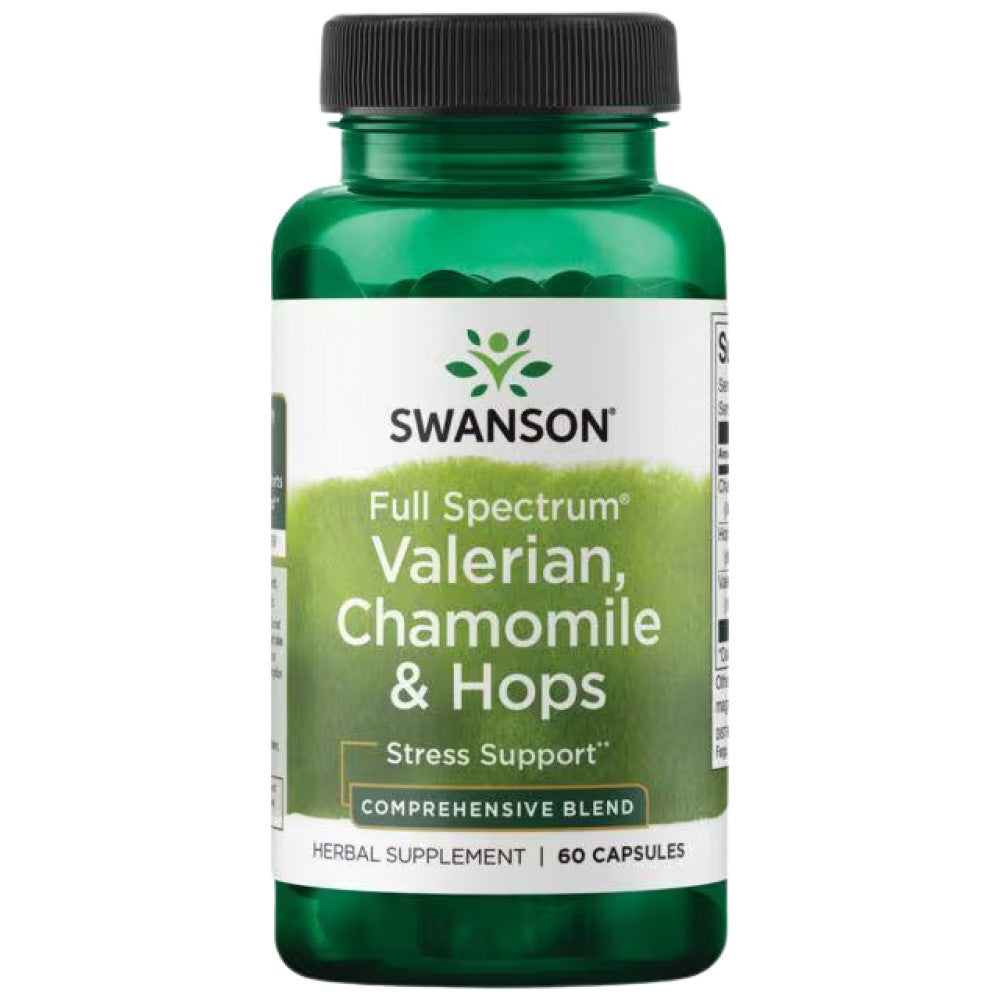 Κάψουλες Full Spectrum Valerian, Chamomile and Hops 60
