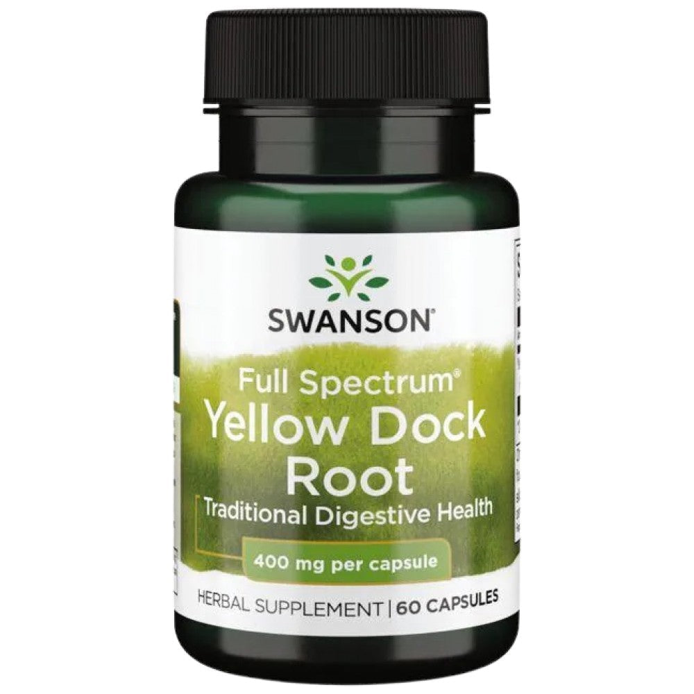 Full Spectrum Yellow Dock Root 400 mg 60 κάψουλες