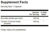 Πλήρες φάσμα Boswellia και κουρκουμίνη - 60 κάψουλες