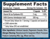 GABA + B-6/500mg./100 VCAP