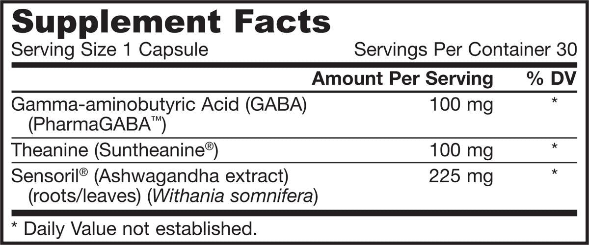 Gaba Soothe - 30 κάψουλες